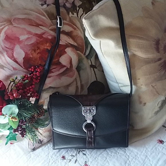 Brighton Handbags - BRIGHTON leather X-body black/brown